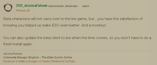 ESO Beta Client